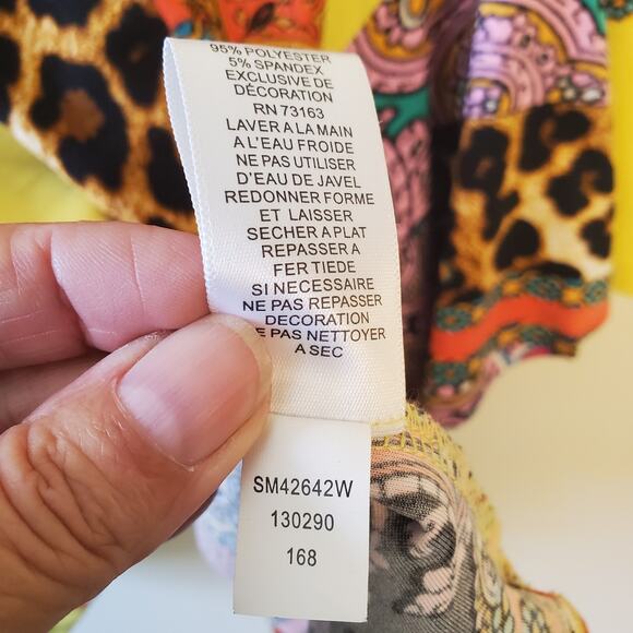 Melissa Paige Womens Shirt Top Beaded Neckline Blouse Sz 4XL 3/4 Sleeve V Neck - Picture 7 of 12